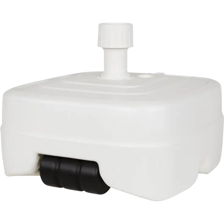 CUHOC Parasol Grijs Ø3m + grote Voet en hoes