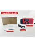 Noodradio Solar Opwindbaar - FM/AM - 5000mAh