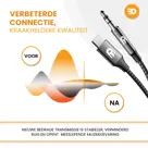 Drivv. USB C Naar AUX Kabel - Nylon - 1 Meter