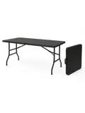Campingtafel inklapbaar 180x70 cm - Black