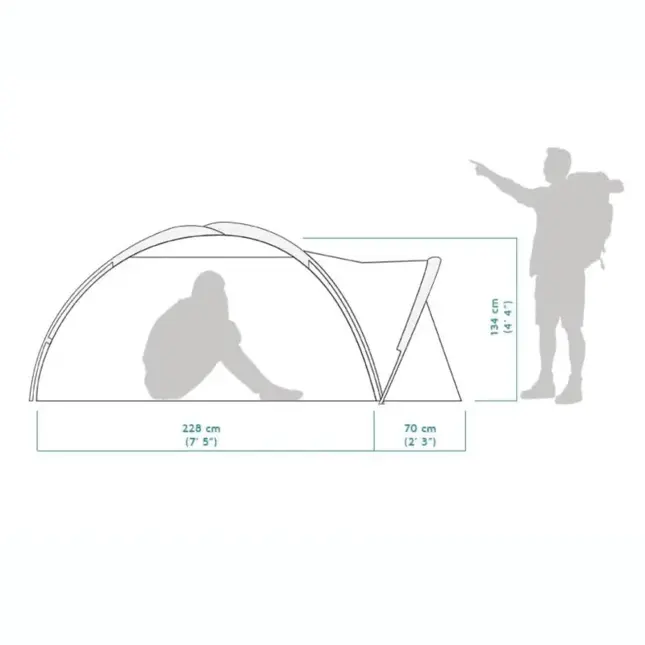 Duo lichtgewicht hiking tent