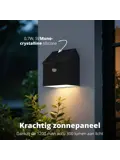 Solar Wandlamp - TwistCube - 2 stuks