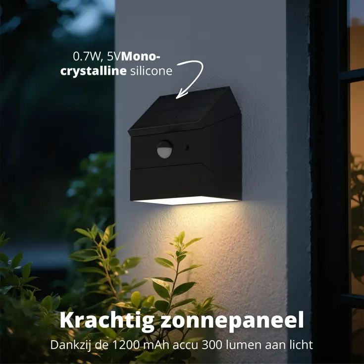 Solar Wandlamp - TwistCube - 2 stuks