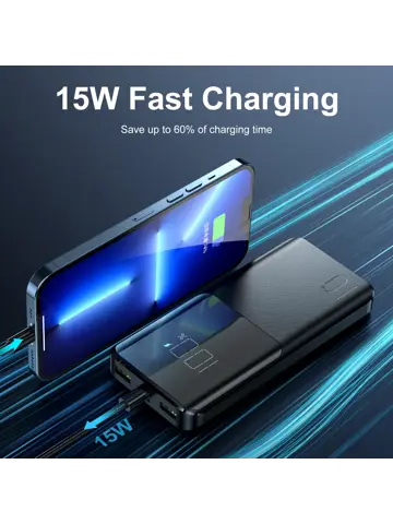 Powerbank - 10000mAh - Zwart