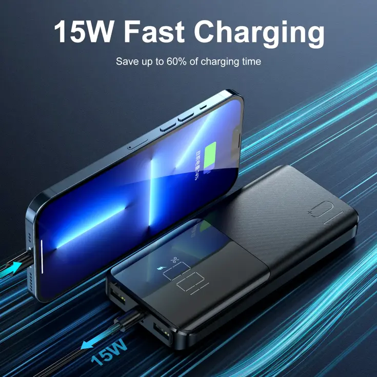 Powerbank - 10000mAh - Zwart