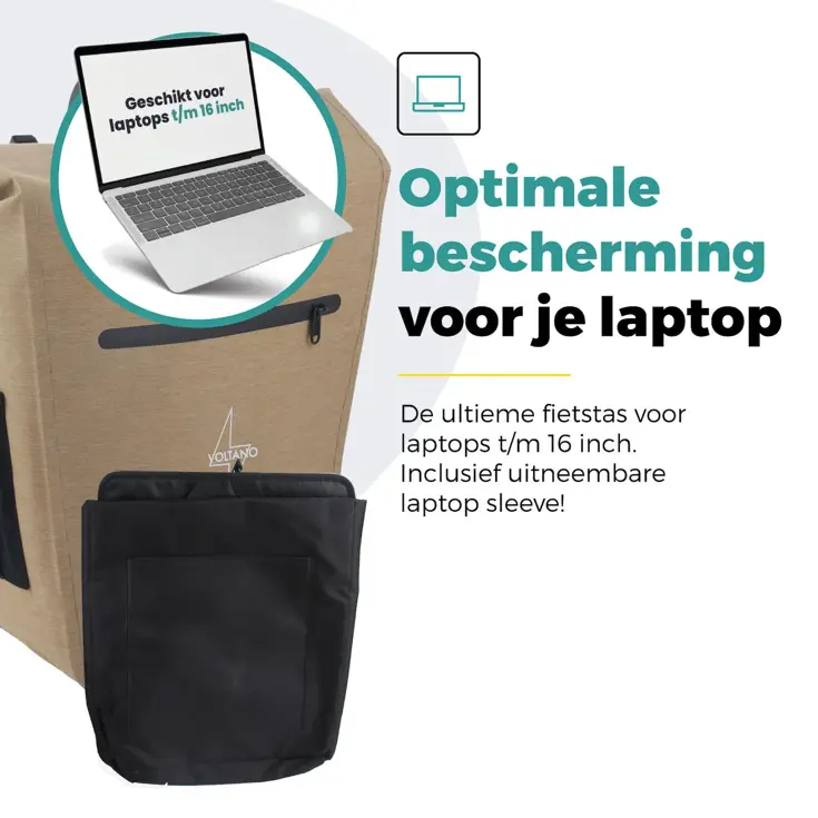 Voltano Luxe E‑bike Fietstas 28 L