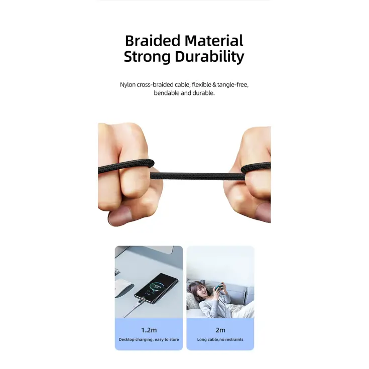 USB-A/USB-C - Display - 1.2m