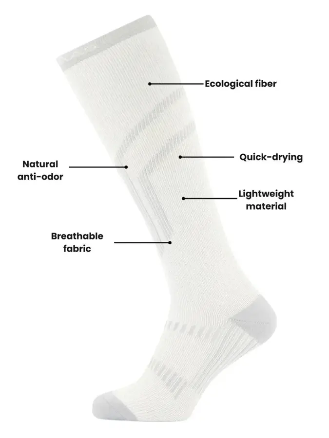 Poederbaas - Lightweight - 1 paar - Skisokken