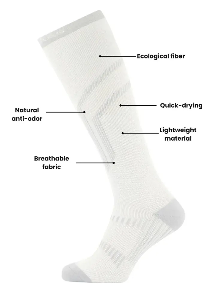 Poederbaas - Lightweight - 1 paar - Skisokken