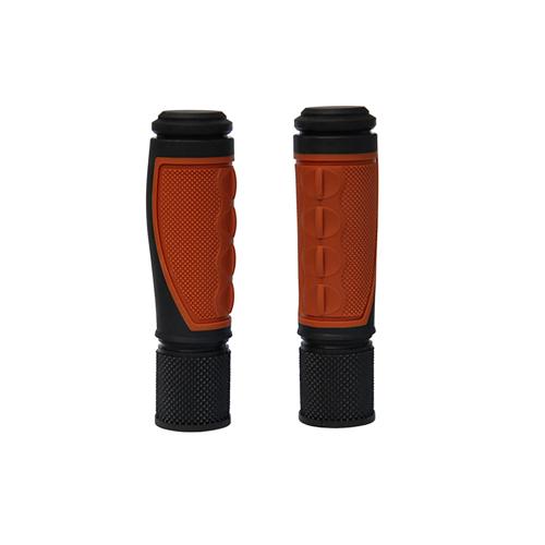 Lifestyle handvatten middenbruin-zwart met grip