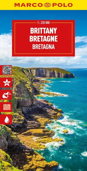 Wegenkaart Bretagne 1:200.000