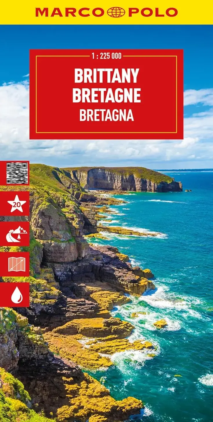Wegenkaart Bretagne 1:200.000