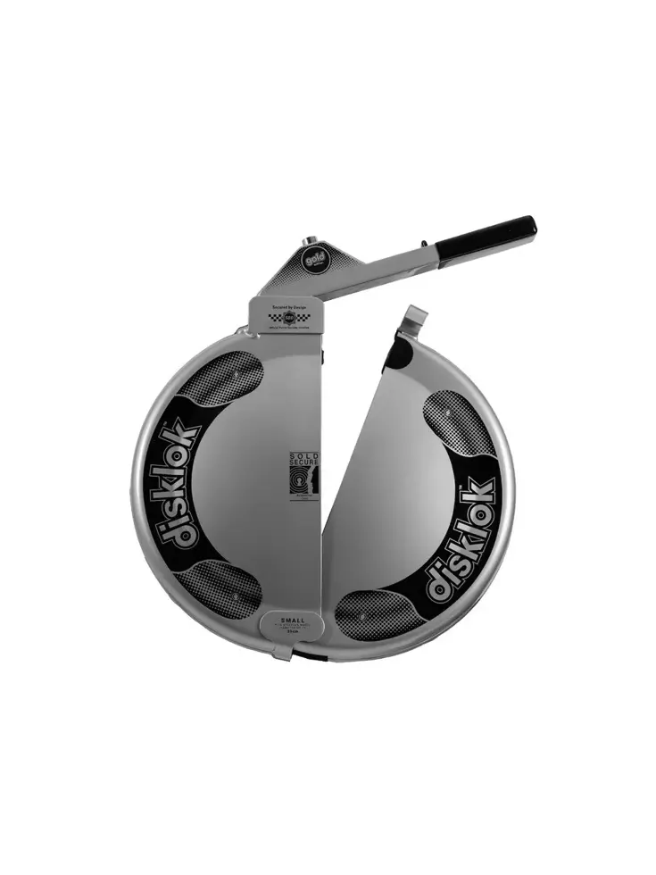 Stuurslot Disklok - 35 tot 39 cm - Zilver