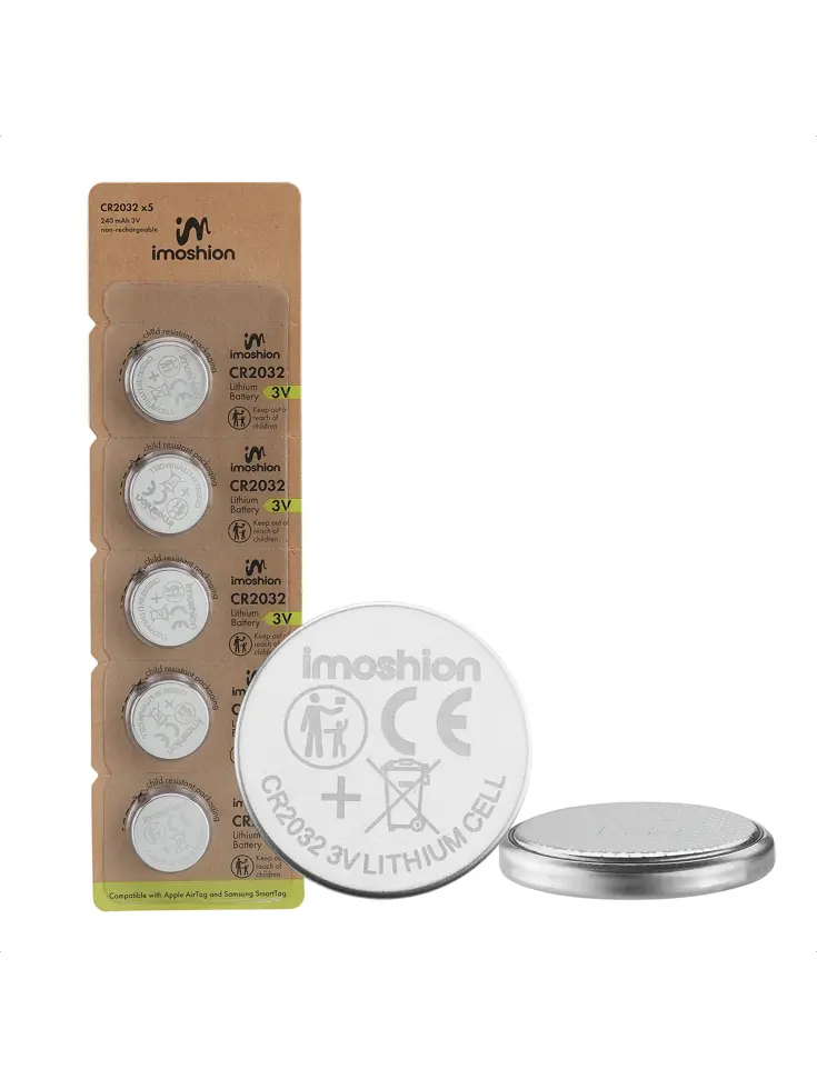 Knoopcelbatterij CR2032 - 5 stuks