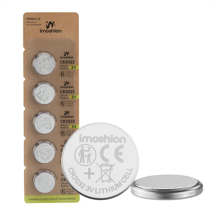 Knoopcelbatterij CR2032 - 5 stuks