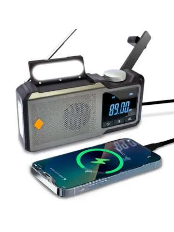 Noodradio - Solar Powerbank 10000mAh - Bluetooth