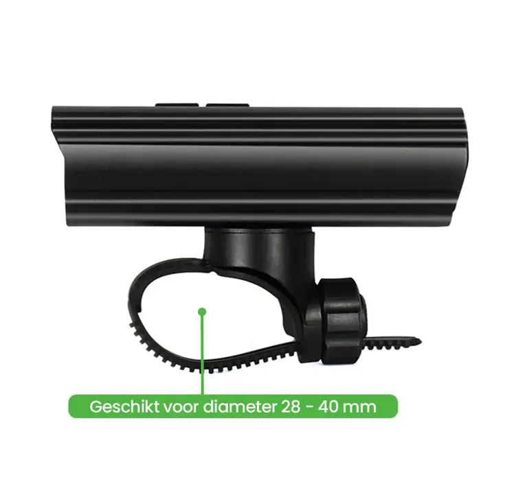 SKYLINE - Fietslamp 1.800 lumen - USB Oplaadbaar