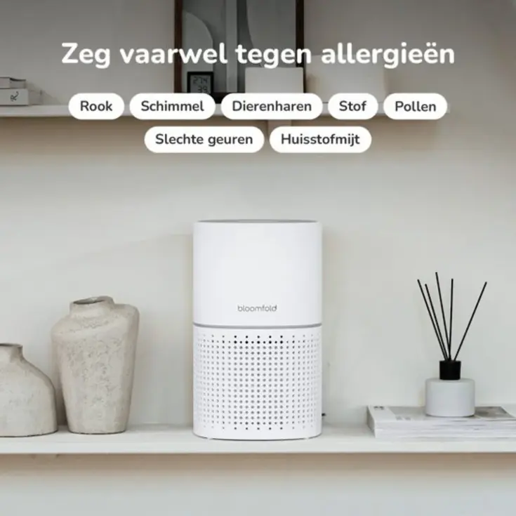 Luchtreiniger - HEPA 13-filter + koolstoffilter