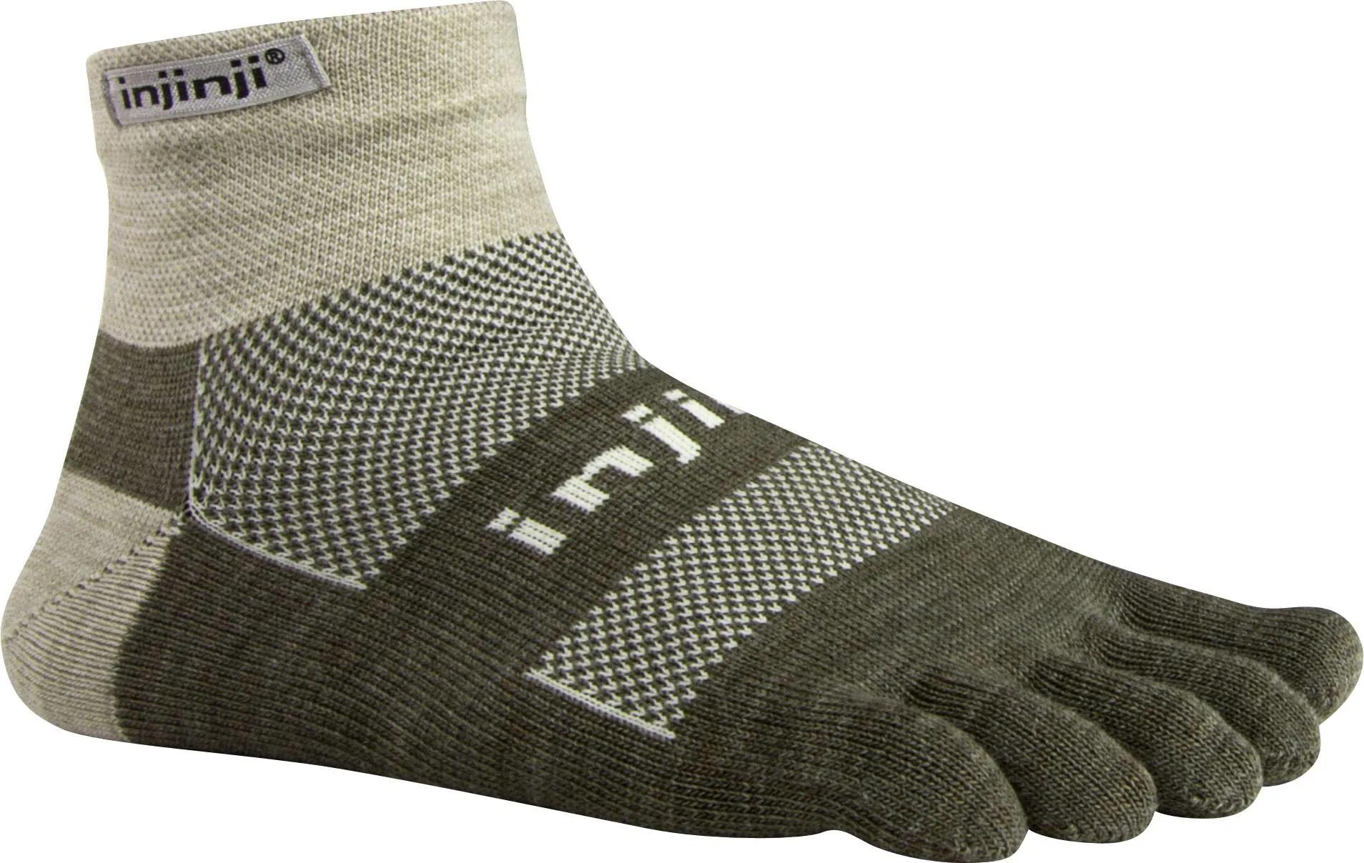 Injinji  Outdoor Midweight Mini-Crew  sokken  Beige