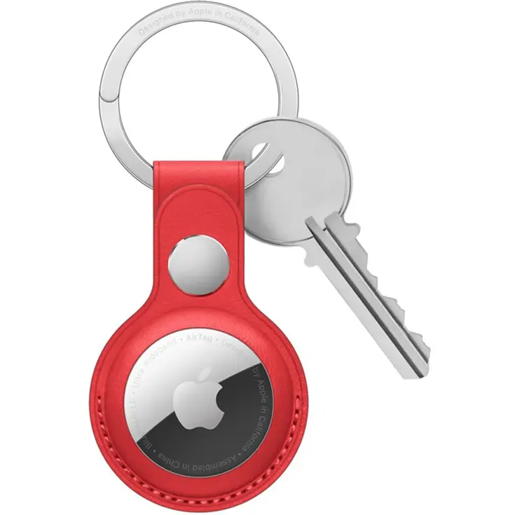 Leather Key Ring AirTag