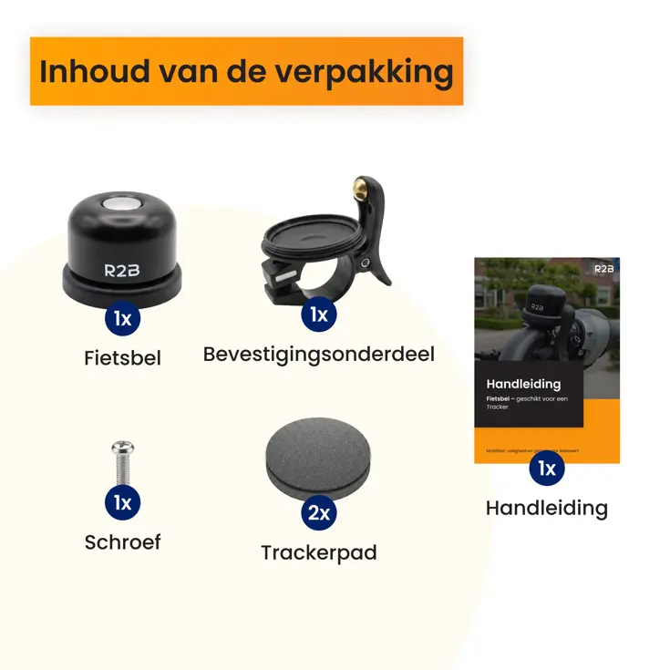 Fietsbel - Geschikt voor Apple AirTag