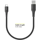 Accezz USB-C naar USB kabel 0,2 meter