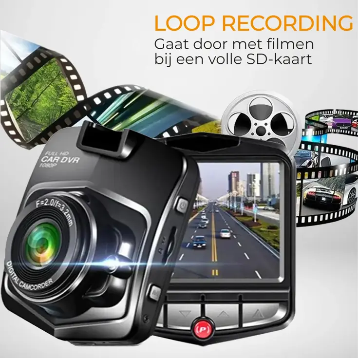CCT1230 Dashcam - FullHD - Loop Opname