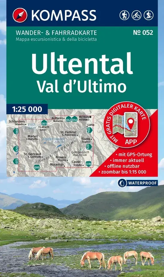 Wandelkaart WK052 Ultental