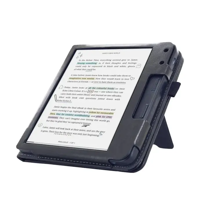 Ereader Hoesje - Luxe strap Case Kobo Libra Colour