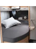 Jersey hoeslaken Frans bed rechts