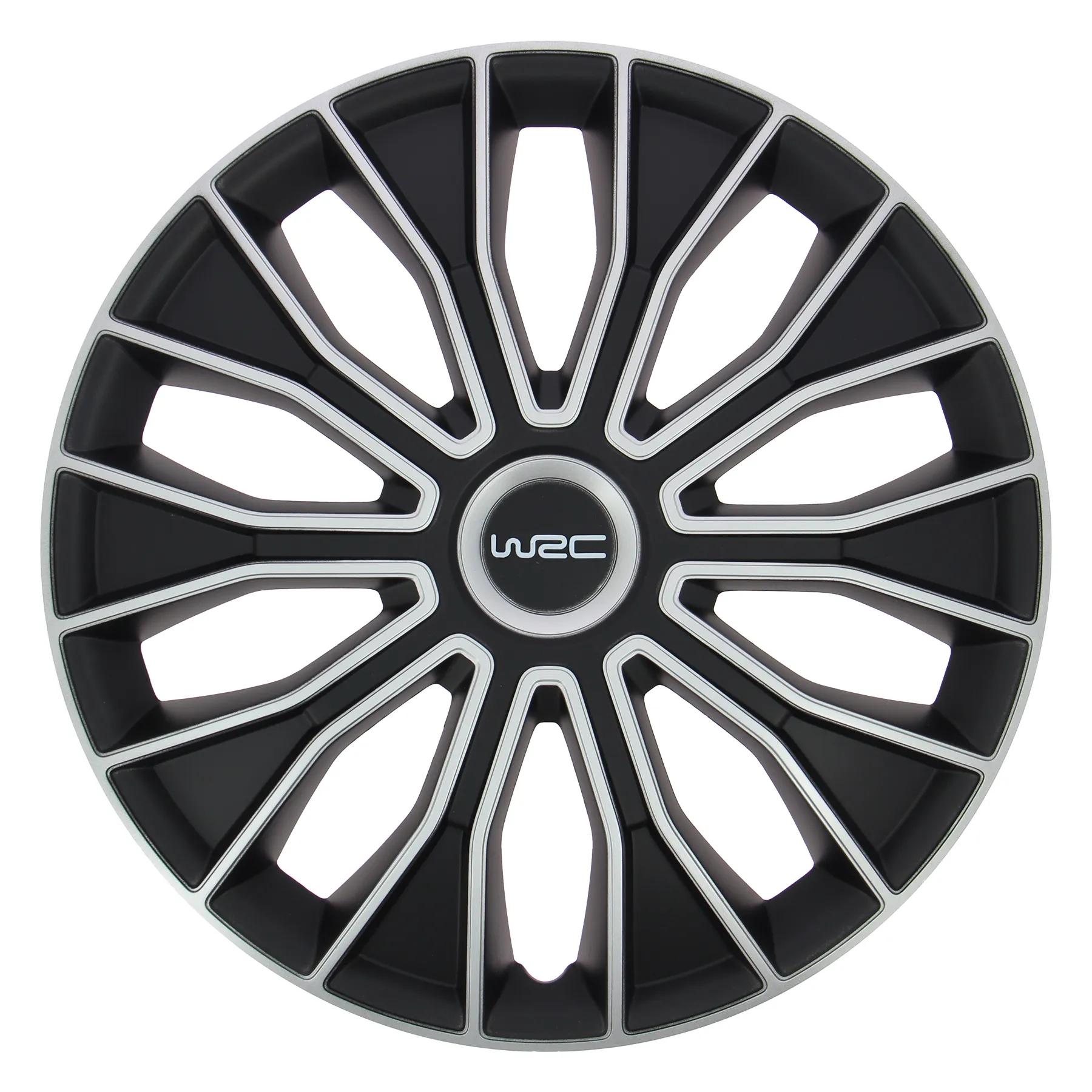 Wrc  Wieldoppen 14"  zwart/zilver 4 stuks  Zwart main product image