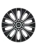 WRC Wieldoppen 13" - zwart/zilver 4 stuks