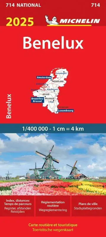 wegenkaart 714 Benelux 2025