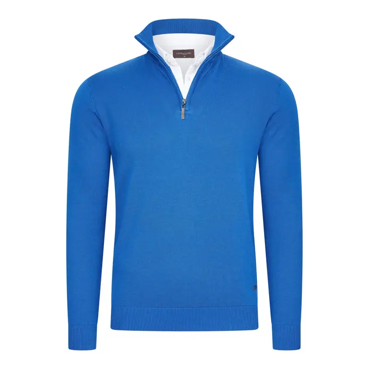 Heren Mock Zip Pullover