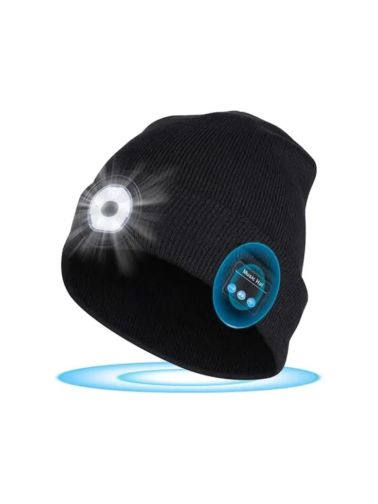 Fedec muts met LED en bluetooth