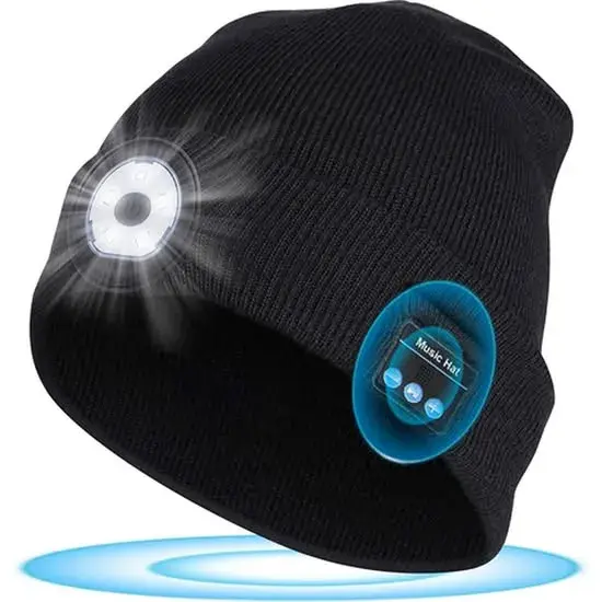 Fedec muts met LED en bluetooth