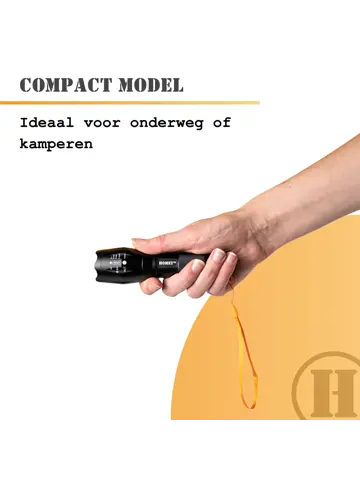 Homey's Mel zaklamp LED oplaadbaar 150 lumen