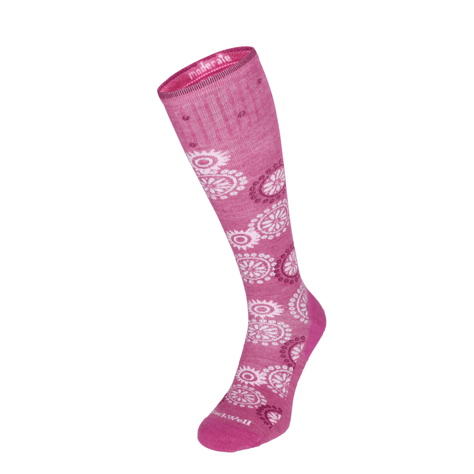 Sockwell Block Print  Compressiesok  Rood main product image