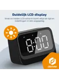 FM Klokradio Bluetooth Dual Alarm