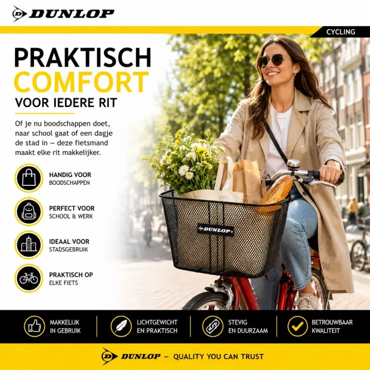 Fietsmand Stuur 22L 34x24,5x26 cm