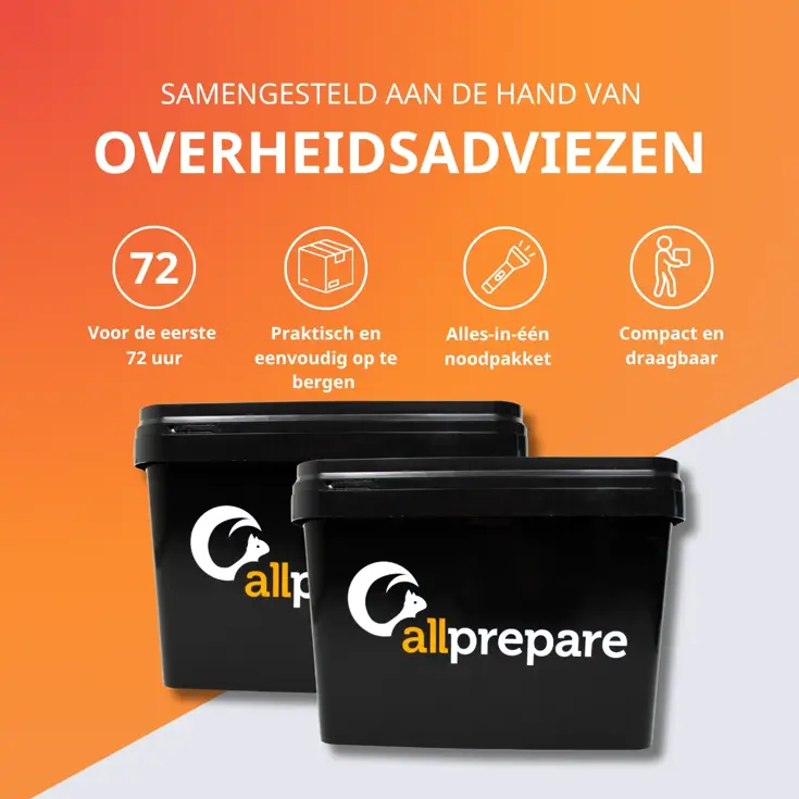 Compleet noodpakket 72 uur
