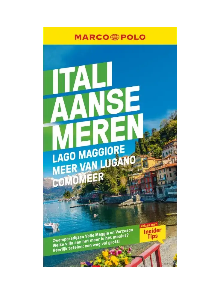 Marco Polo reisgids Italiaanse Meren Maggiore Lugano Como