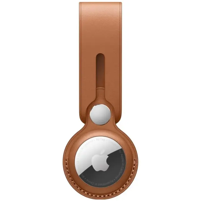Apple Leather Loop AirTag-sleutelhanger