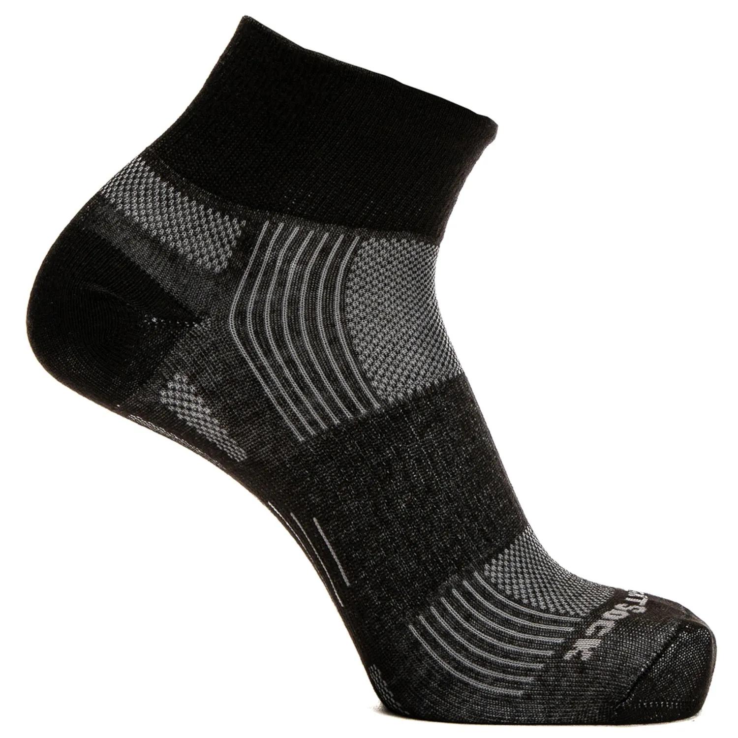 Wrightsock  Eco Explore Quarter  sokken  Zwart main product image