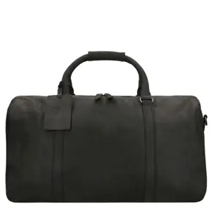 Travelbags The Base Leather Weekender black