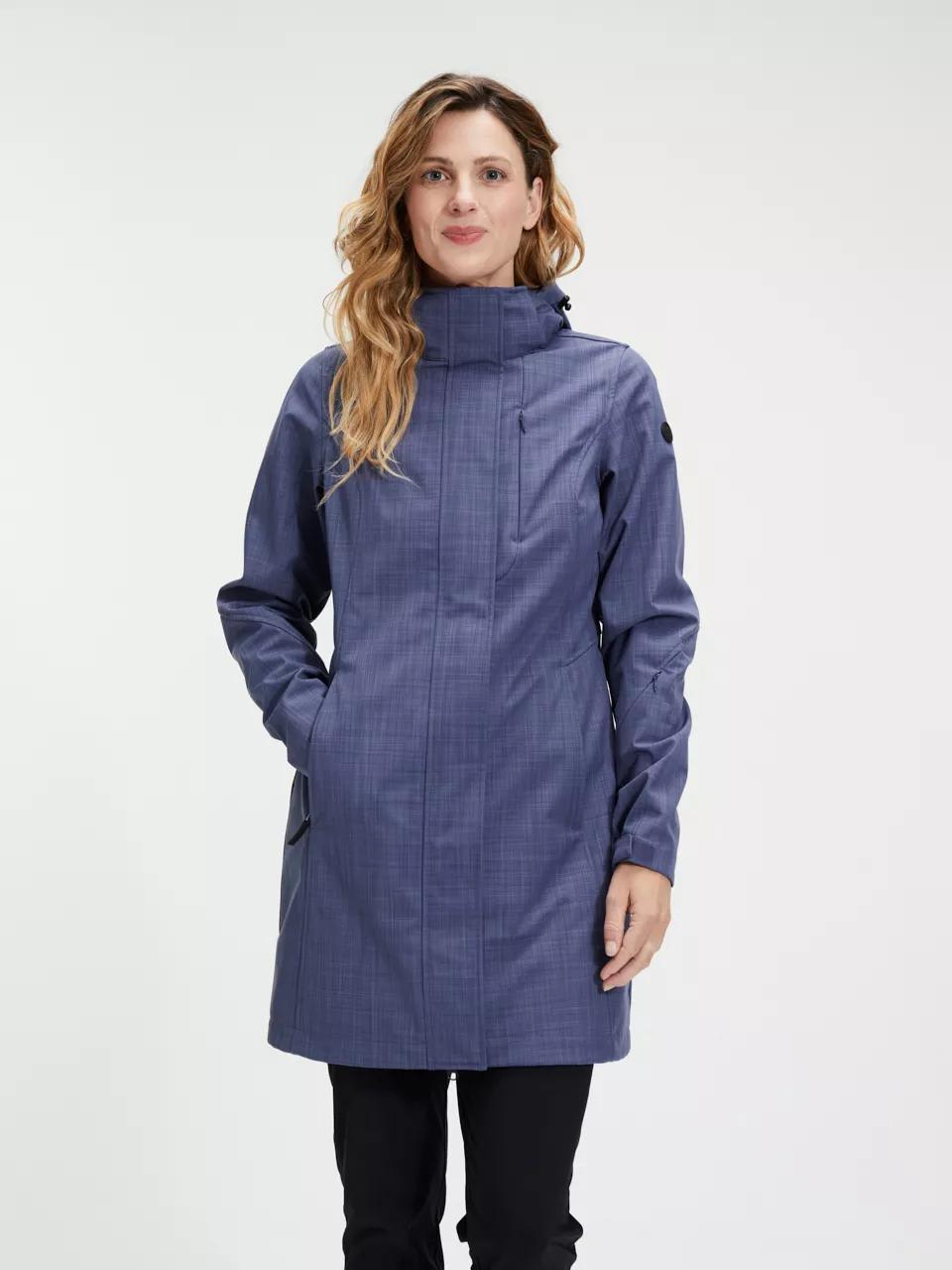 ANWB  Tiba  Softshell parka dames  Human Nature  Blauw   S main product image