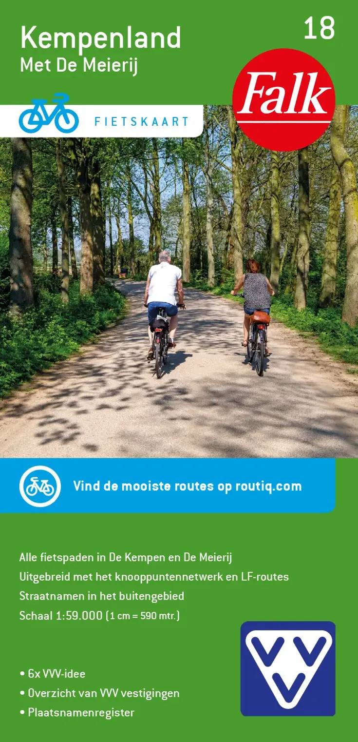 Falk VVV Fietskaart 18 Kempenland-Meijerij