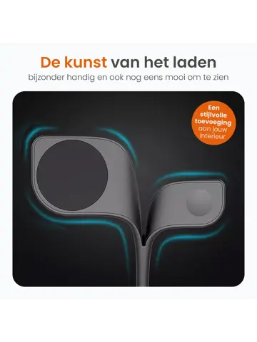 Draadloos Qi Oplaadstation 5-in-1 - 15W Snellader