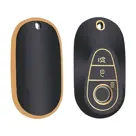 TPU Sleutelhoesje voor Mercedes goud C3