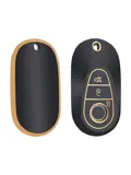 TPU Sleutelhoesje voor Mercedes goud C3b